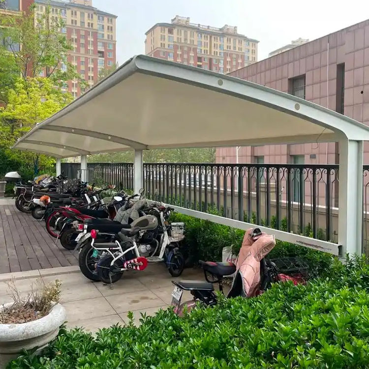 五华县膜结构电动车棚